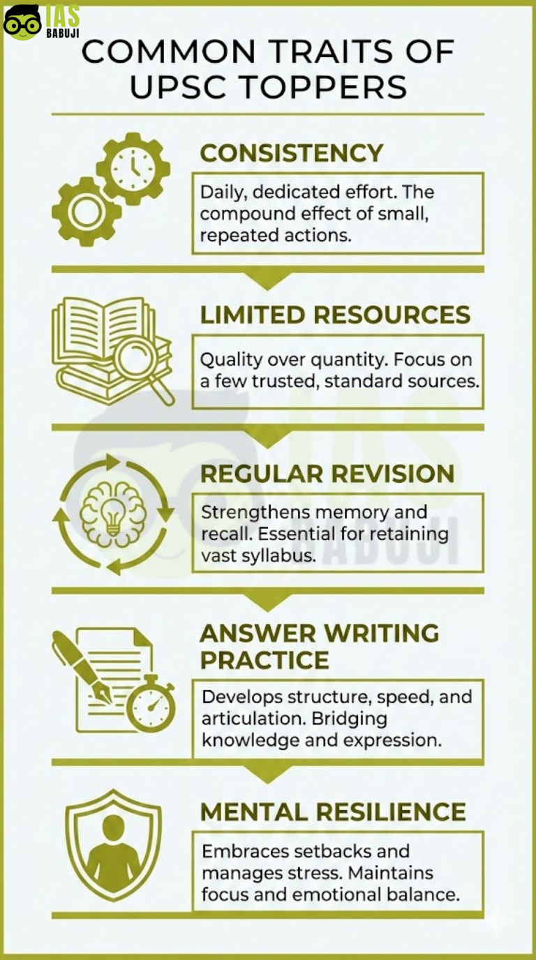 Common Traits of UPSC Toppers (2025–26)