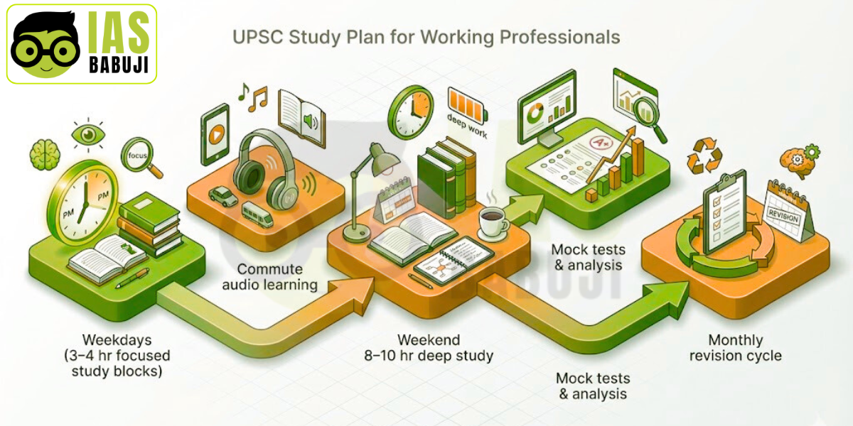 UPSC Study Plan for working Professionals